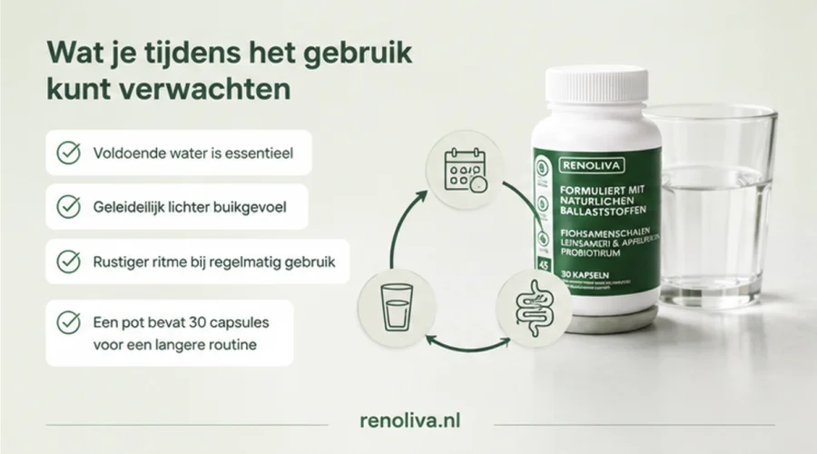 Renoliva — capsules innemen met een groot glas water